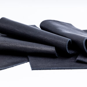 Glattleder Fetzen schwarz dicke 1,5mm bis 2mm